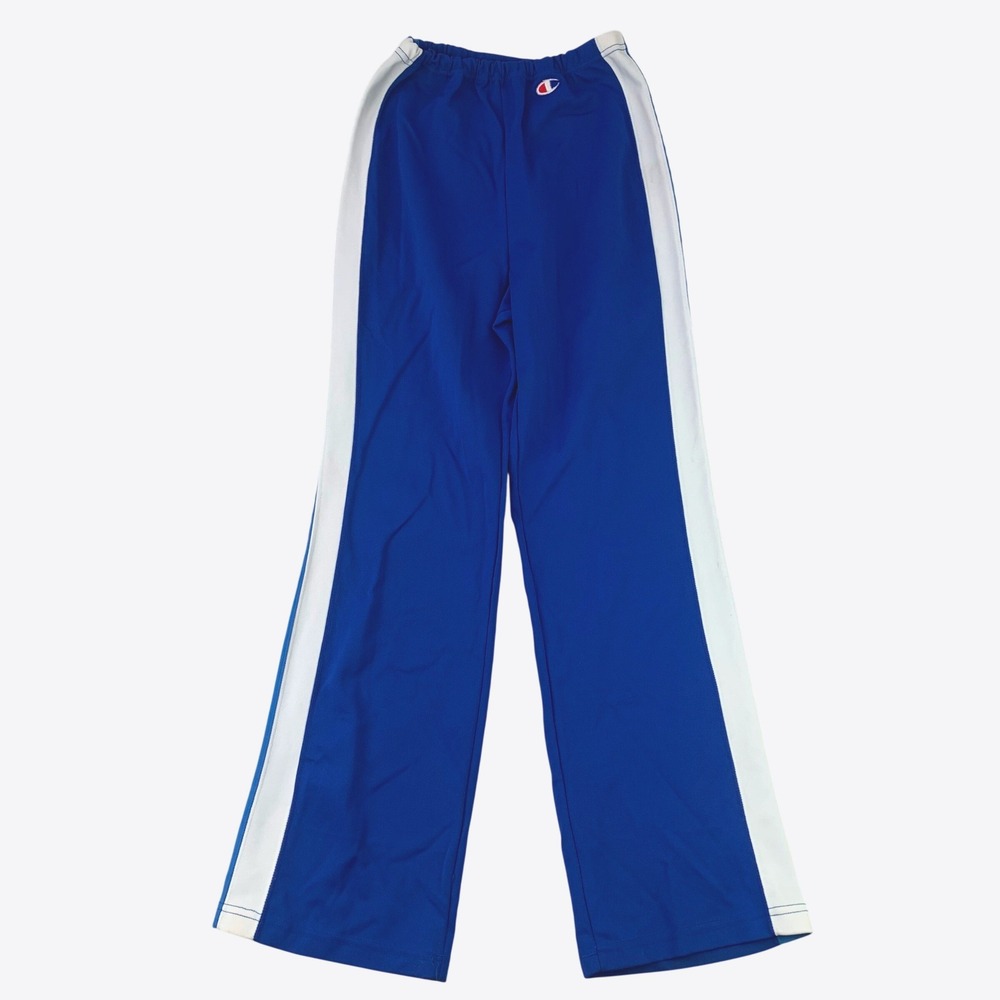 VTG 70s Champion Sweatpants Men Medium Blue Flare Leg Basketball Warm Ups USA